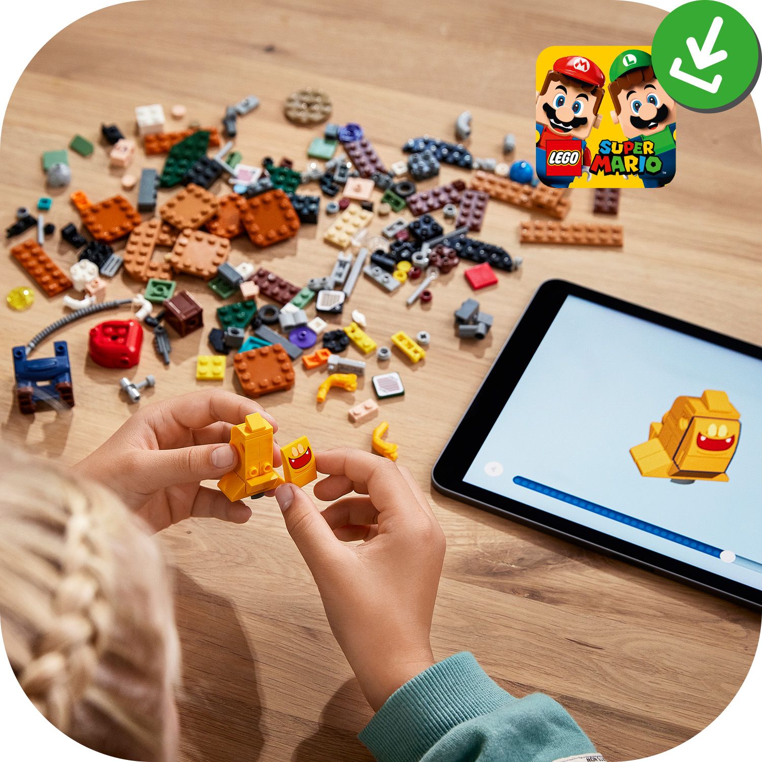 Izmēģini lietotni LEGO® Super Mario™