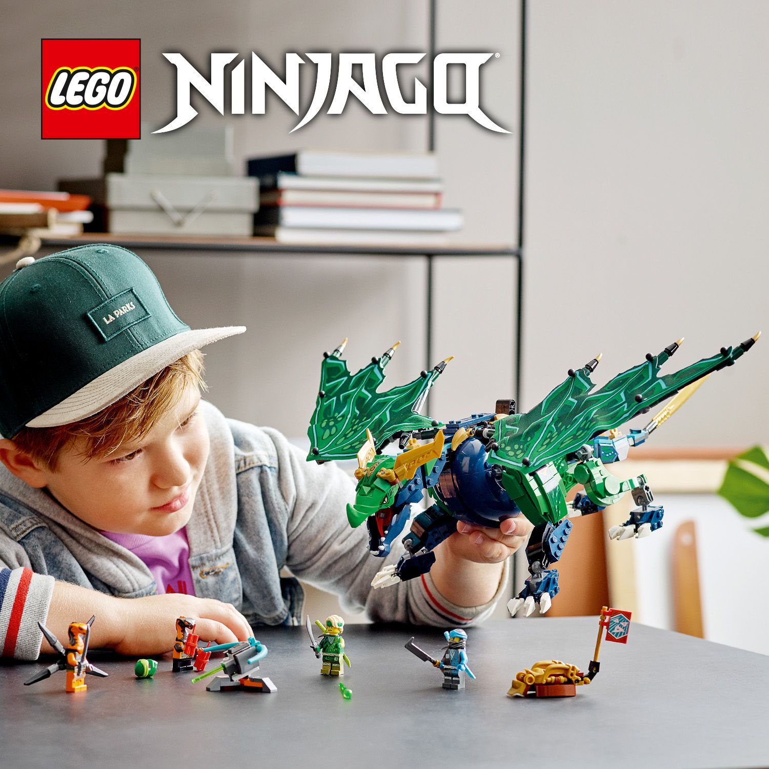 Satriecošs NINJAGO® pūķa būvēšanas komplekts