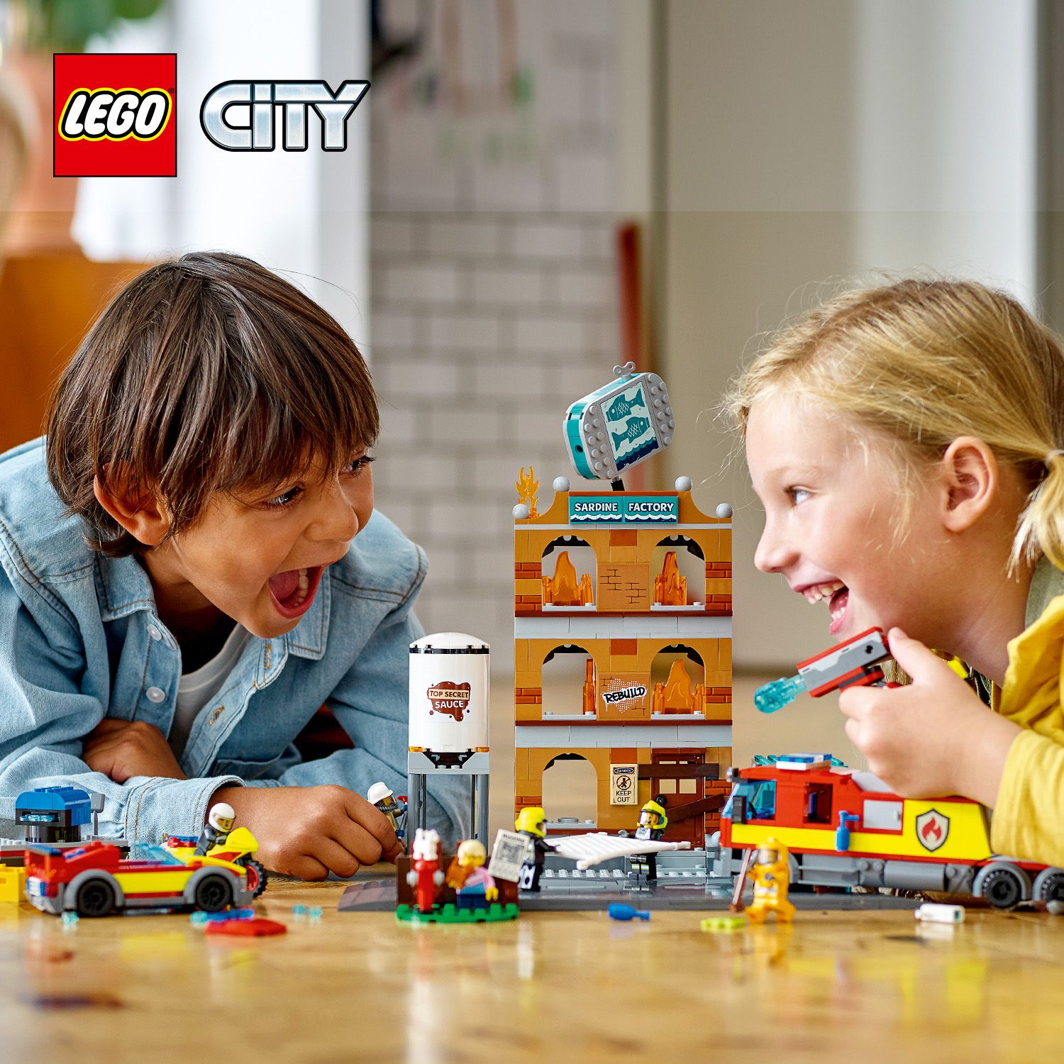 LEGO® City ugunsdzēsēju komplekts, no 7 gadiem