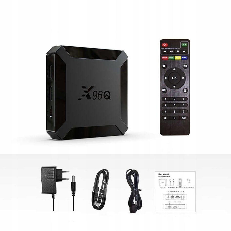 GenBOX X96Q 2 / 16GB SMART TV BOX ANDROID 10 COD MP3 audio formāti