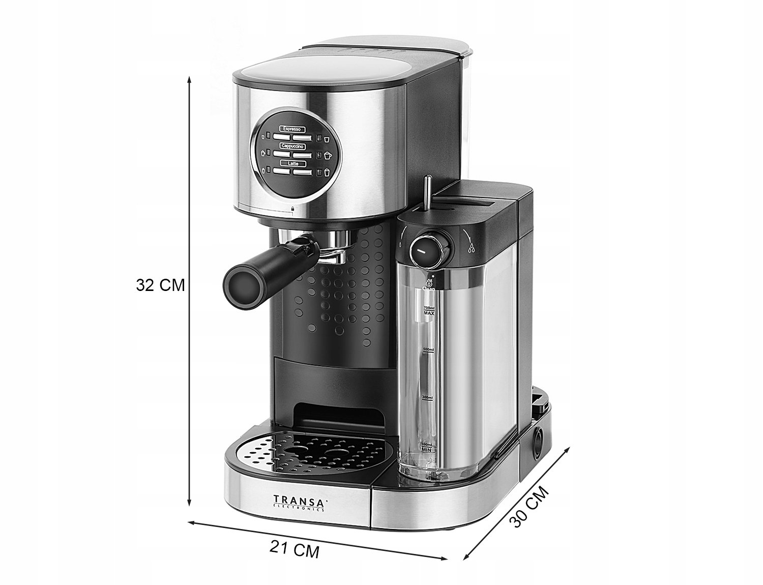 PRESSURE kafijas automāts 1470W 15bar putotājs Ražotāja kods TE-72