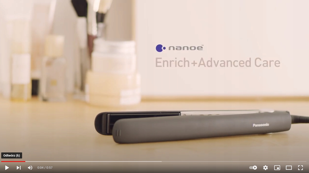 Panasonic NANOE EH-HS0E matu taisnotājs Produkta augstums 26,7 cm