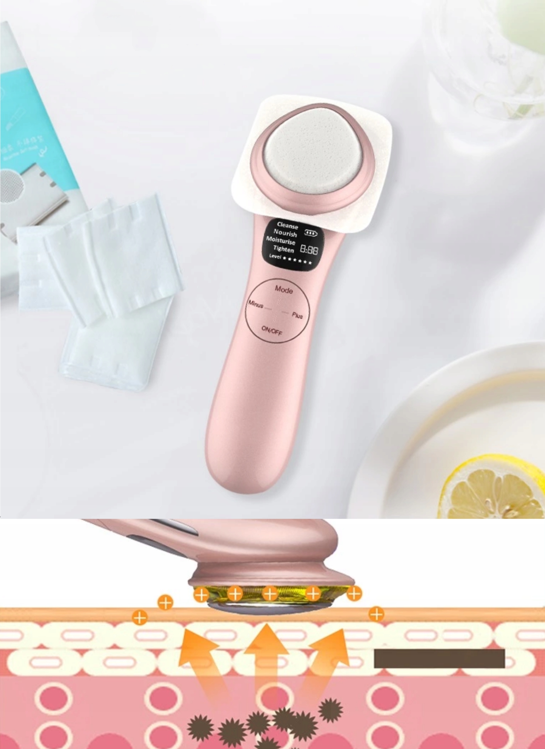 MEZOTERAPIJA LOVINE 4in1 LIGHT THERAPY LIFTING Ražotāja kods LOV1108