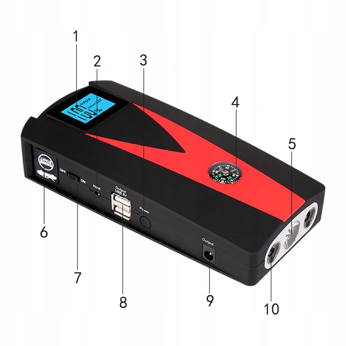 Car Jump Starter 99800mAh 12V PowerBank Booster Kod producenta CR5401