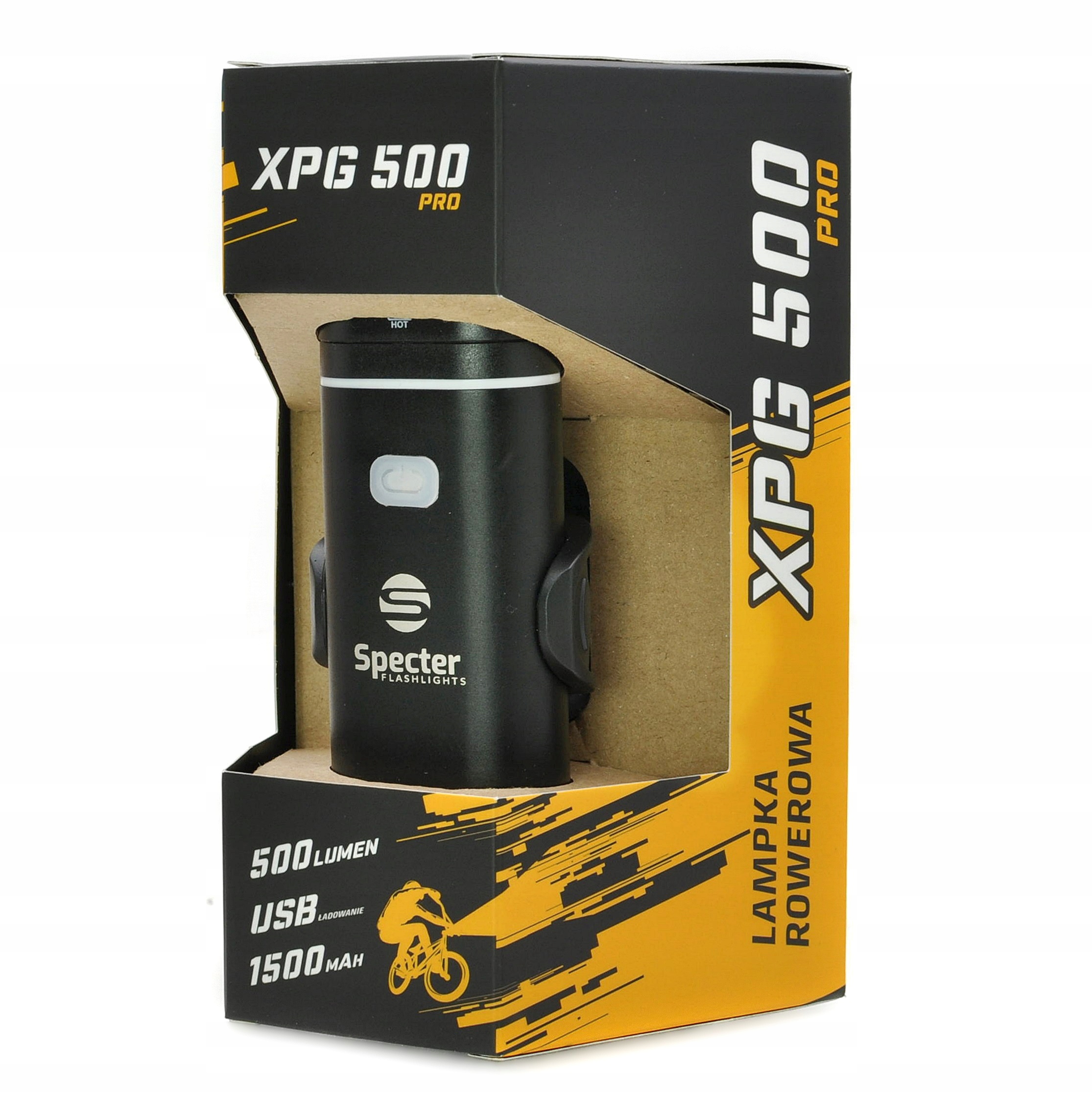 LED rinkinys, galas, priekis, priekis, XPG500 prie USB, Spectre dviračio lempa
