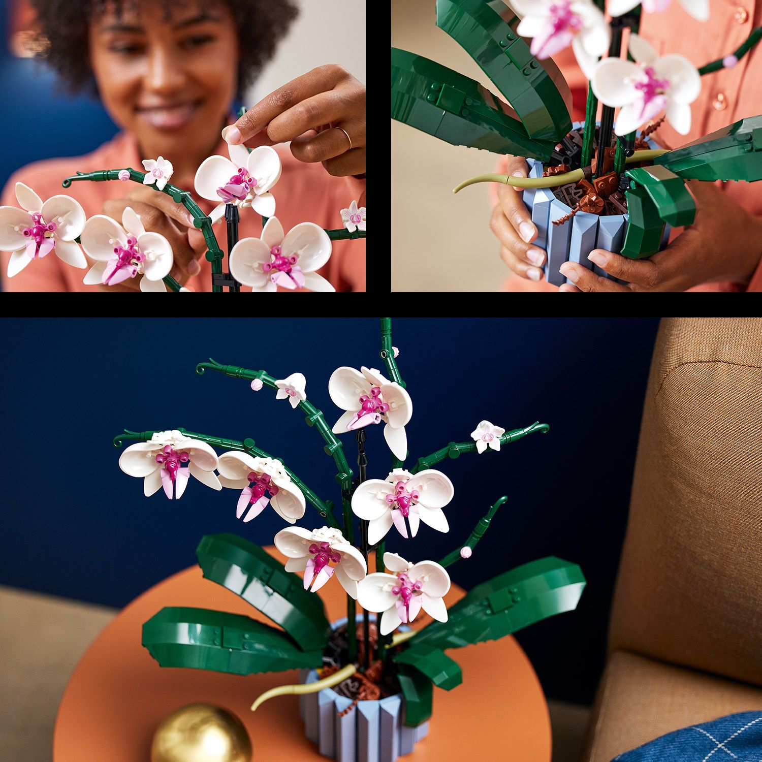 Įkvėptas tikros orchidėjos