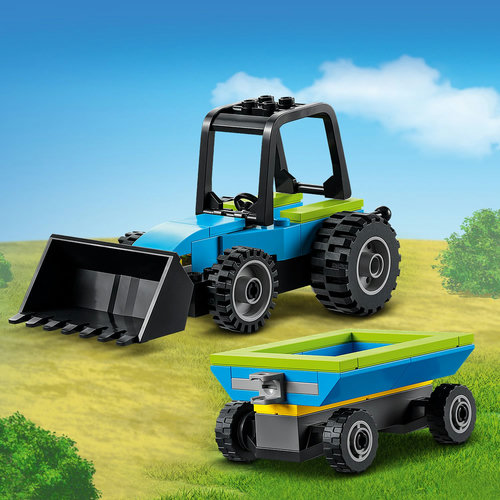 Interesants rotaļu traktors