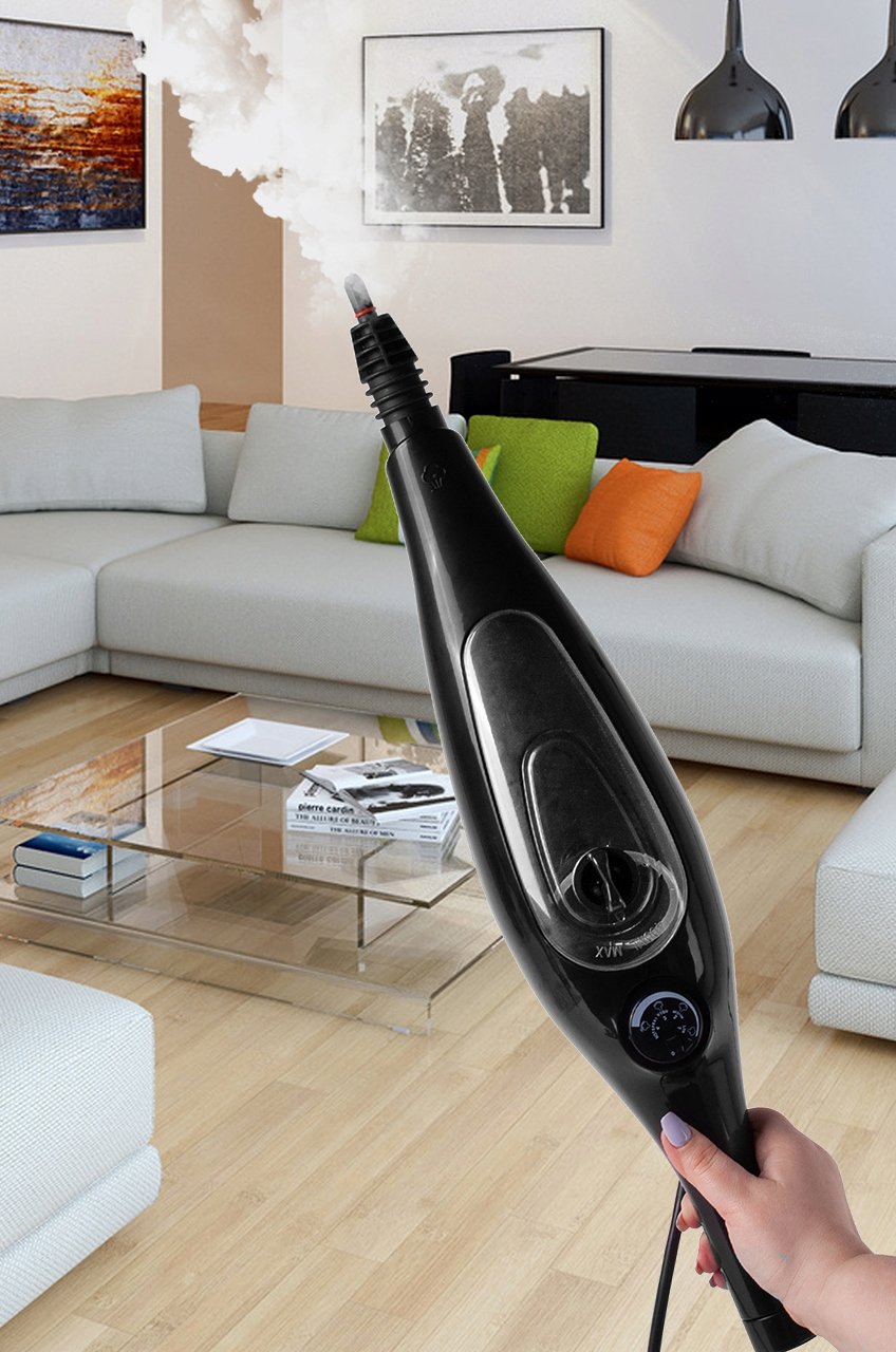 PREMIUM ELEKTRISKAIS TĪRĪTĀJS STEAM MOP 15W1 vandens bakelio talpa 400 ml