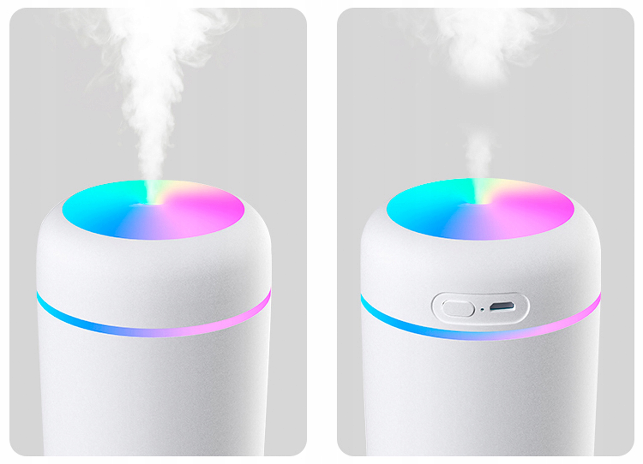 MINI MITRINĀTĀJS GAISA DIFFUSER AROMATHERAPY RGB modelis AH02