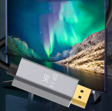 KABELIS USB-C DisplayPort 8K 5K 4K Mac MACBOOK 240Hz Kabeļa garums 1,8 m