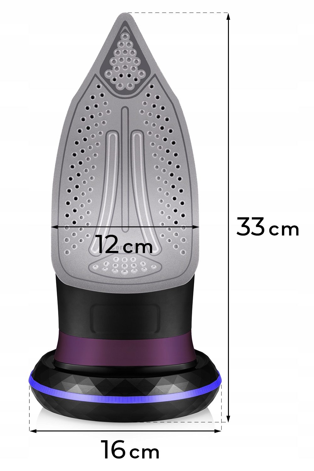 PREMIUM WIRELESS STEAM IRON HIGH POWER 2600 Modelis MOZANO ULTIMATE SMOOTH Violet