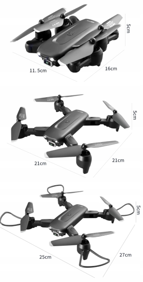 DRONE AR 4K KAMERA 4DF6 4DRC V12 60 min DARBĪBAS 500 m Lidojuma vadības diapazons 500 m