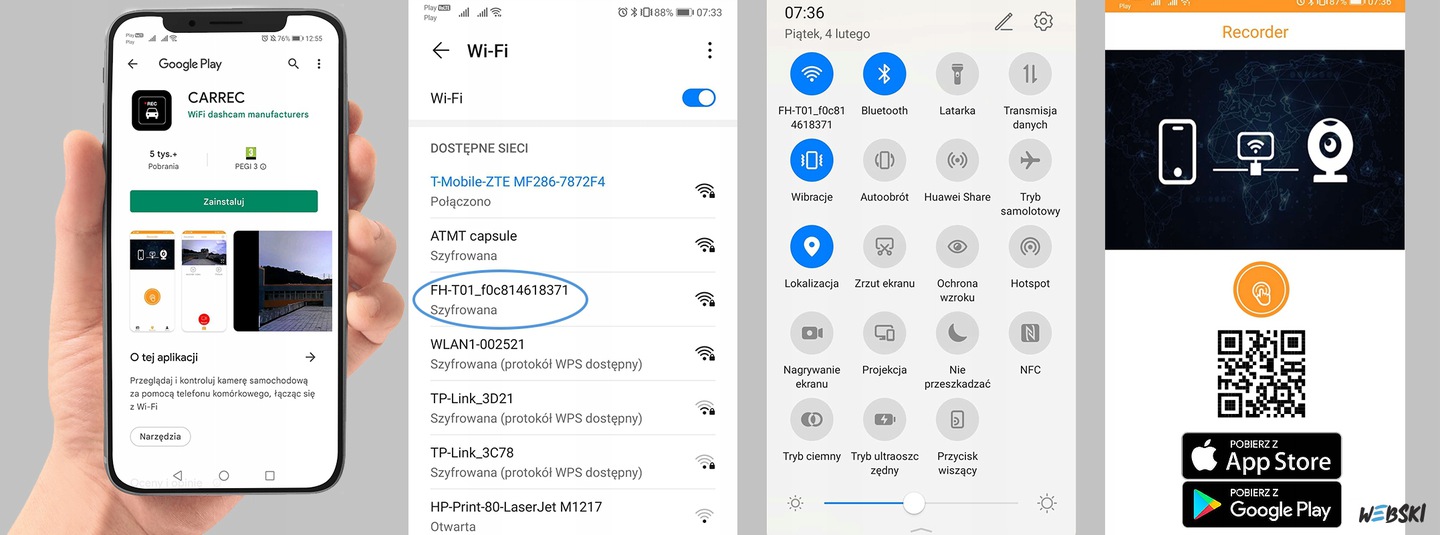 SPORTA WI-FI KAMERA + MONTĀŽA PIEDERUMI Produkta svars 0,1 g