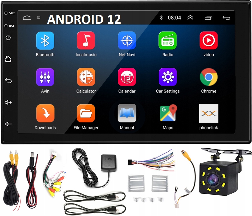 AUTO RADIO 2 DIN ANDROID 11 GPS KAMERA 2/32