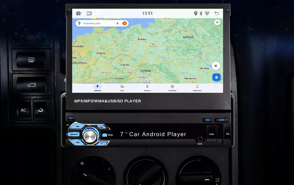 2-DIN Android car radio R-D211 laba cena nopirkt interneta veikalā Rīgā