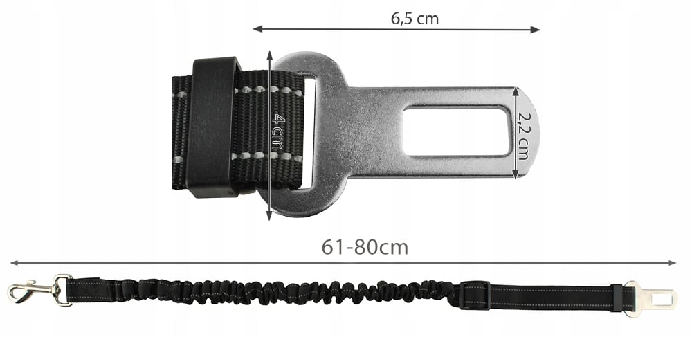 Suņu drošības jostas Auto siksna XXL EAN (GTIN) 5902802907752