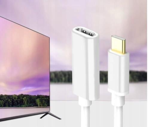 ADAPTERA KABELIS USB-C 3.1 C TIPA UZ HDMI 4K MHL UHD Lietojums: USB, FireWire