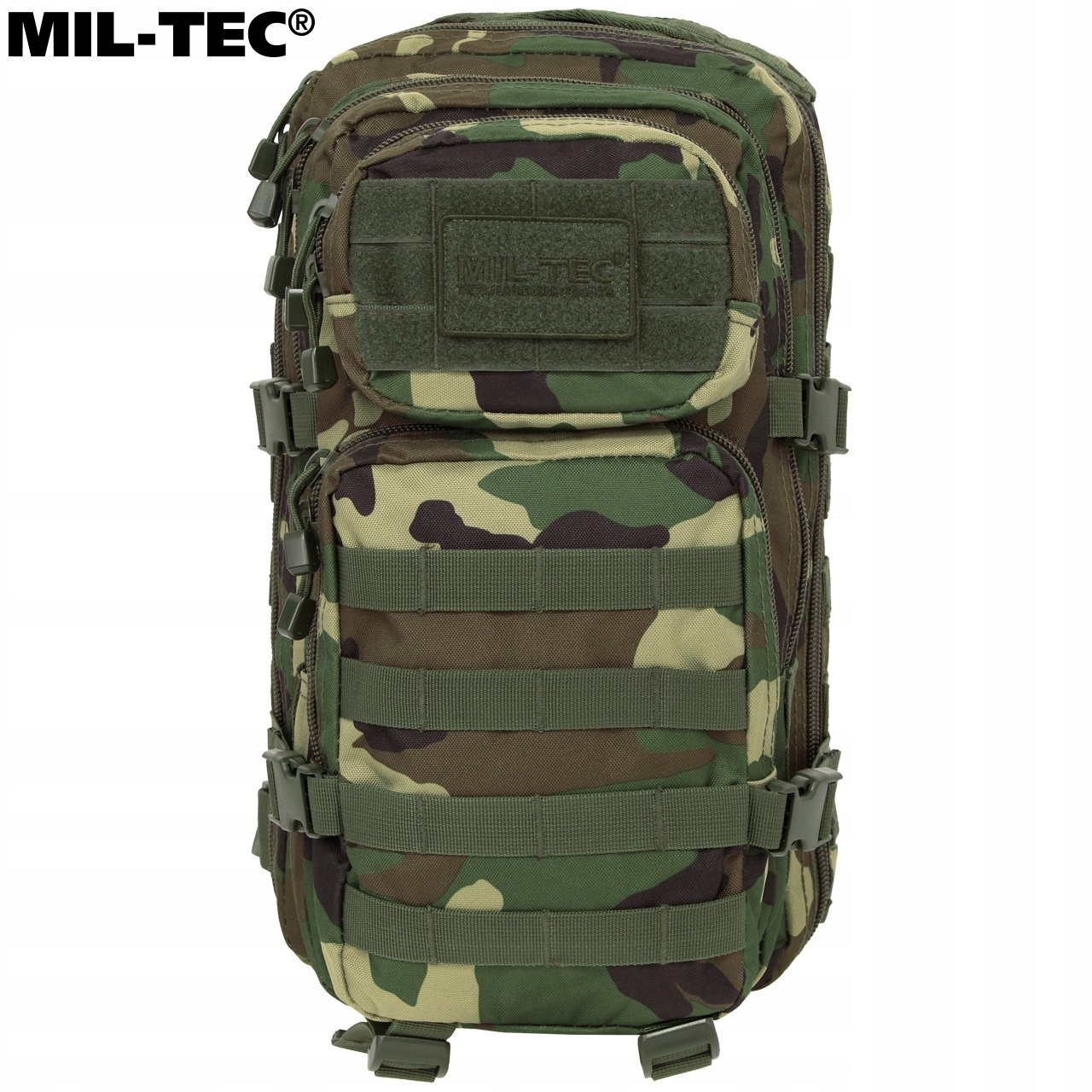 PLECAK WOJSKOWY TAKTYCZNY MILITARNY MIL-TEC ASSAULT MORO CAMO 20L WOODLAND EAN (GTIN) 4046872175169