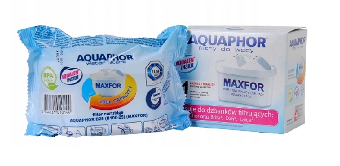 5 gab.  KARTRIDŽU FILTRA AQUAPHOR MAXFOR B25 BRITA DAFI zīmola Aquaphor