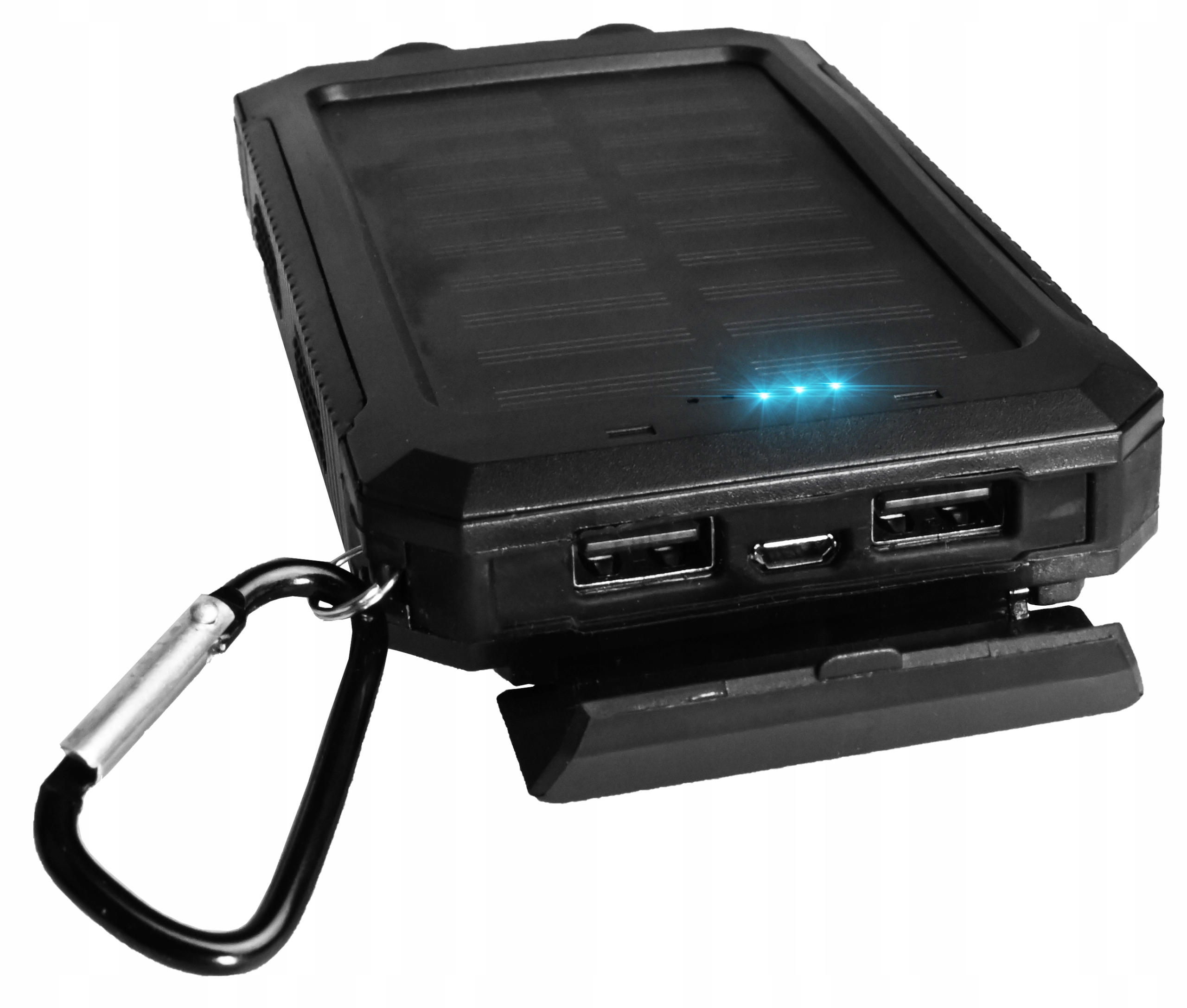 JAUNĀKĀ SOLAR POWERBANK 20000mAh 2xUSB TORCH Korpusa materiāls metāls plastmasa gumija cits