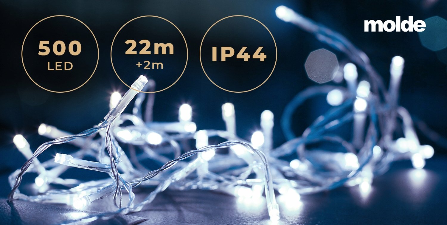 ICICLES 500 LED LIGHT aizkaru lampas IP44 FLASH EAN (GTIN) 5907651421367