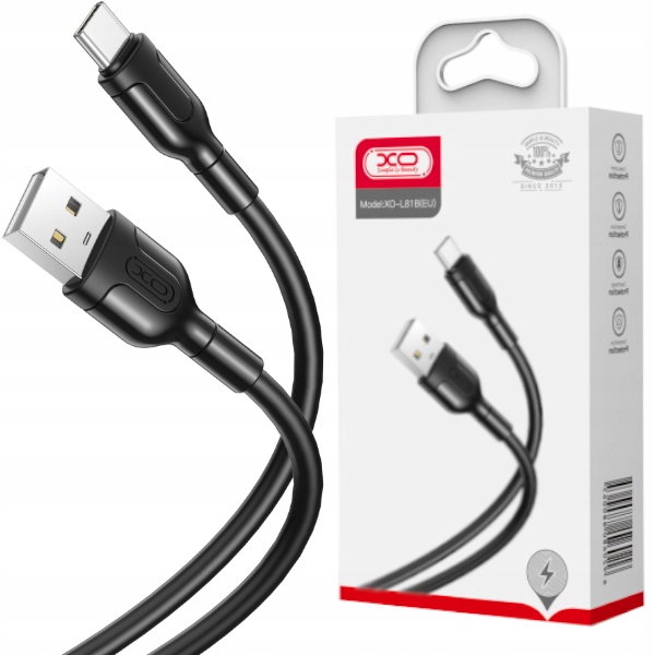 XO CABLE USB-C ĀTRĀ UZLĀDE 2.1A C TIPA 100CM