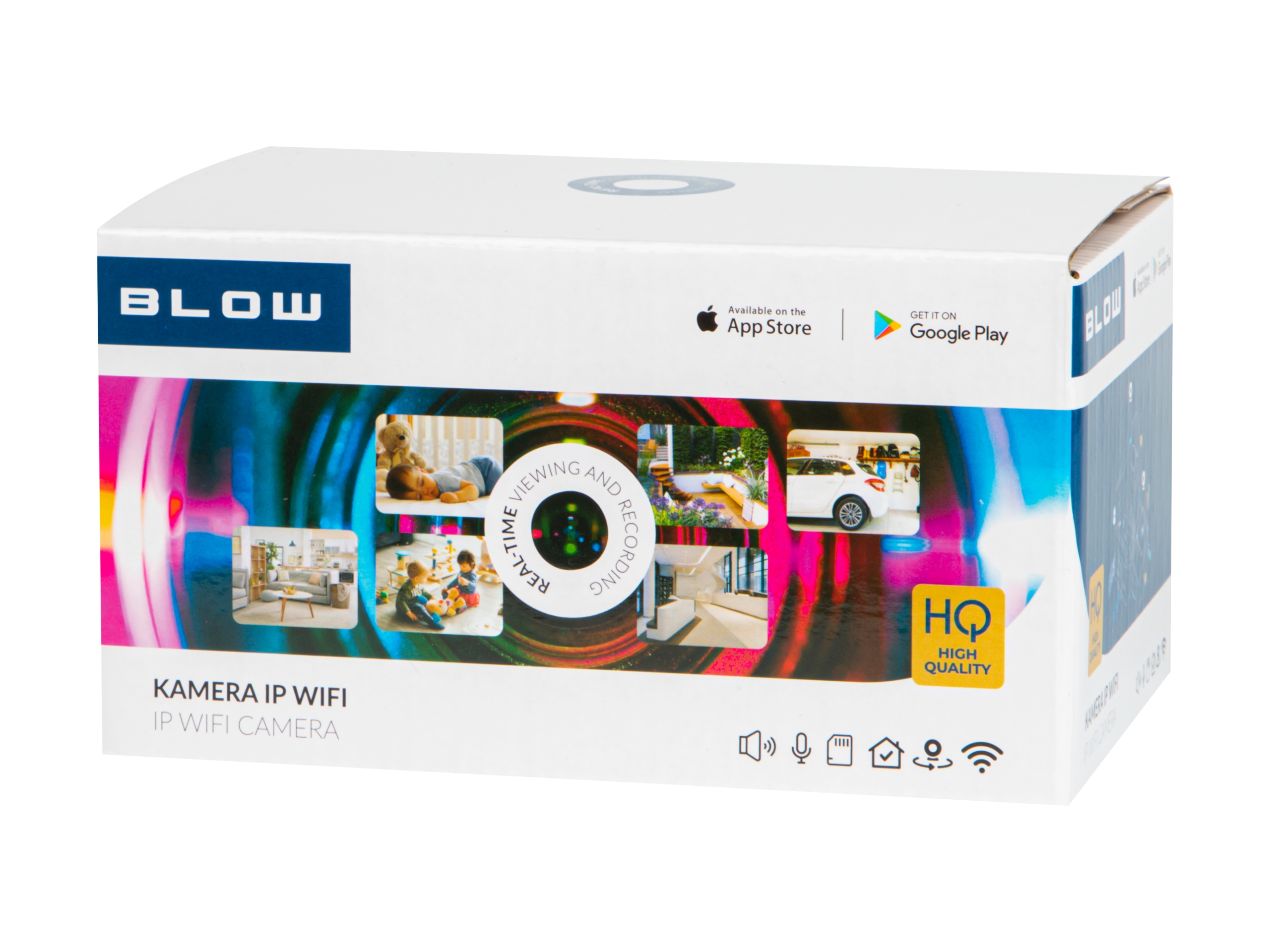 Kameras BLOW WiFi spuldze E27 110 ~ 220V 3MP domofons IP tehnoloģija