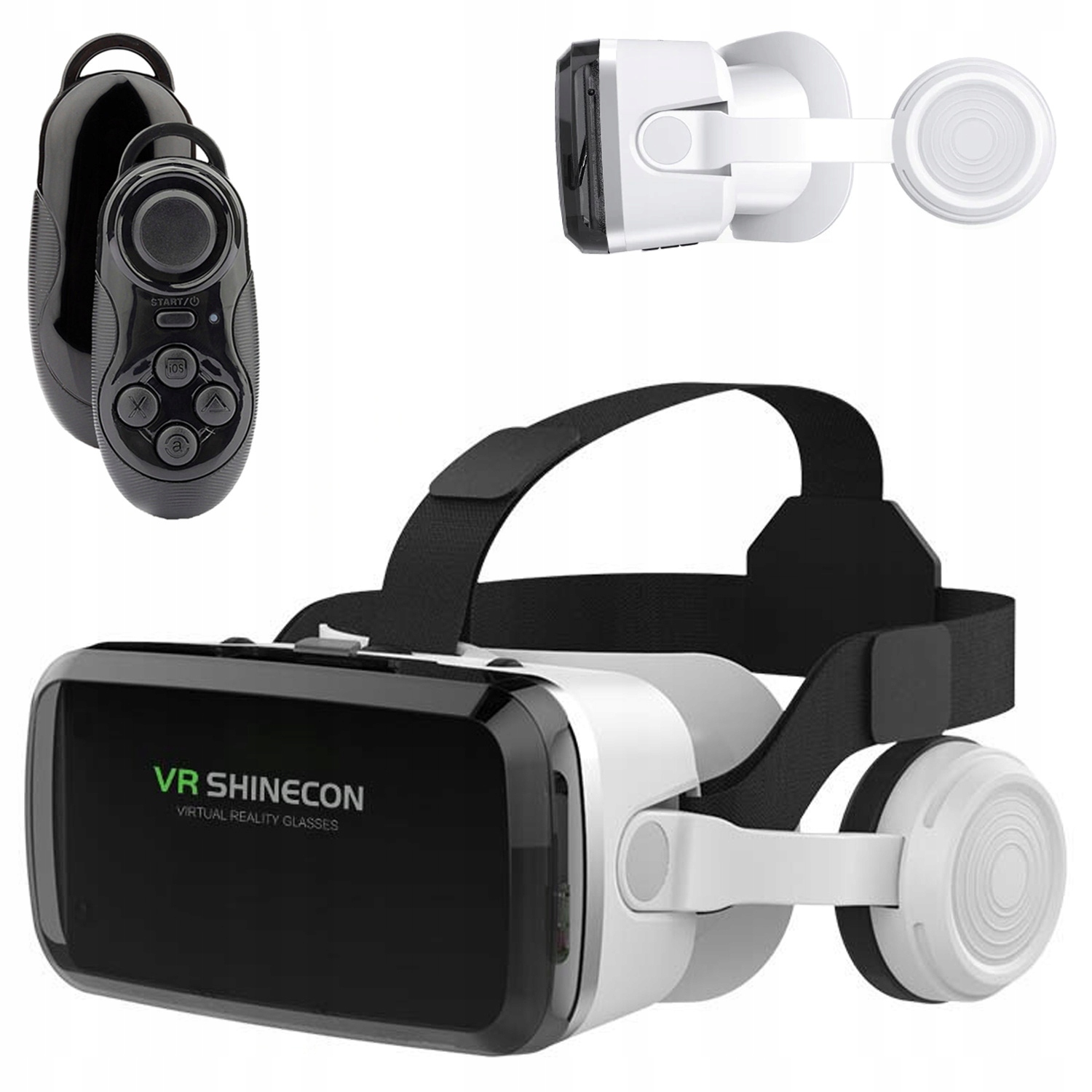 Shinecon G04BS 3D VR virtuālās brilles + BT tālvadības pults