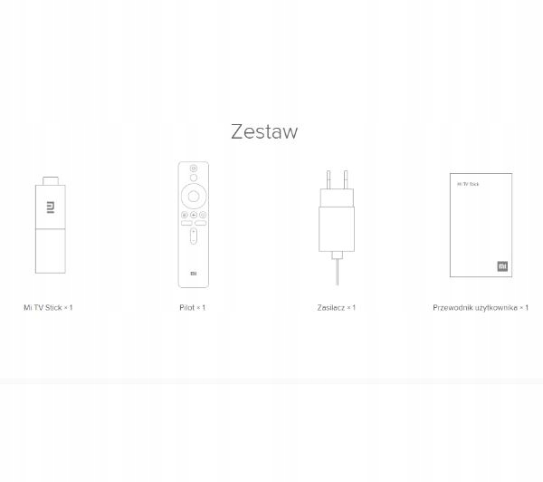 Xiaomi Mi TV Stick Smart Media Player attēla formāti DivX SVCD DVD-Video VCD