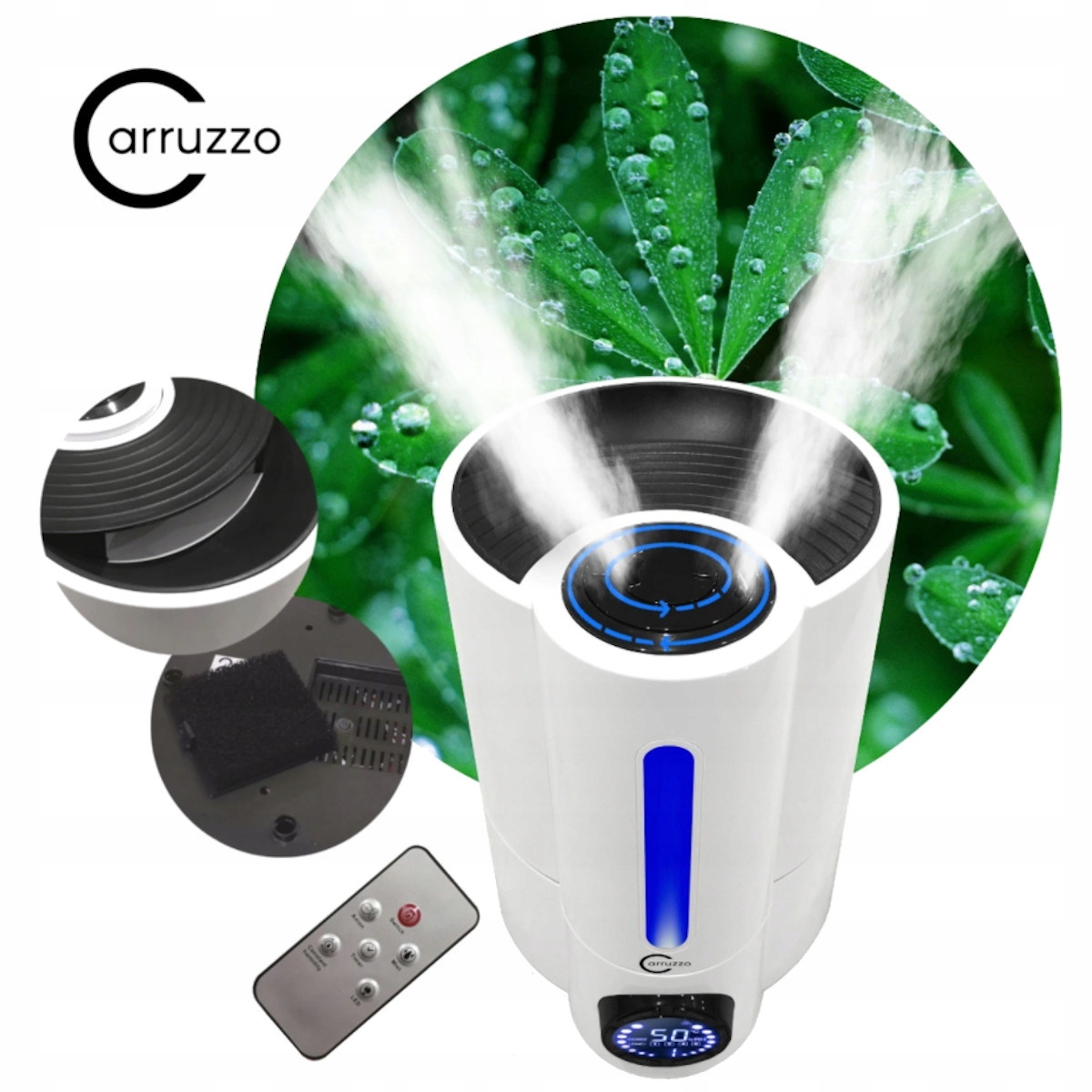 HUMIDIFIER AUTOMATIC CLEANER aromāts Dominējošā krāsa balta