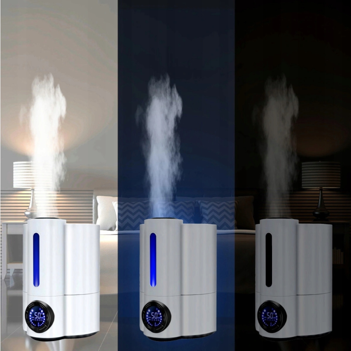 AIR HUMIDIFIER AUTOMATIC CLEANER aromāts Ultraskaņas gaisa mitrinātāja veids