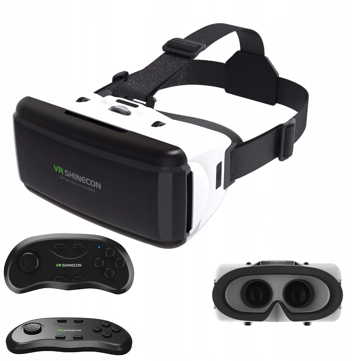Brilles 3D VR brilles 360 Shinecon G06 2019+ Gamepad
