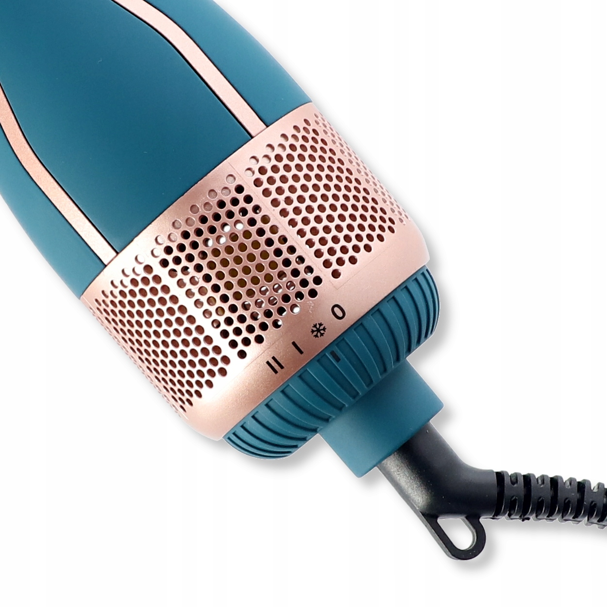 BRUSH DRYER CURLLER STRAIGHTENER 4in1 PREMIUM Dominējošā krāsa zila