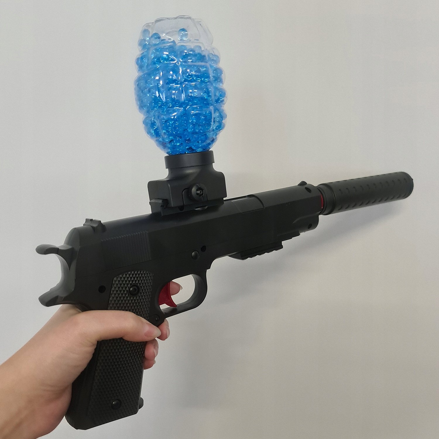 Elektriskā pistole gēla bumbiņām Automātiskais ierocis Produkta dziļums 40 cm