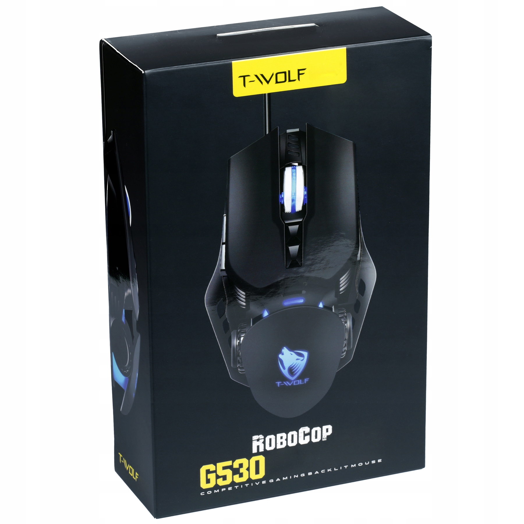 GAMING MOUSE GAMING MOUSE LED RGB 6400DPI Melns