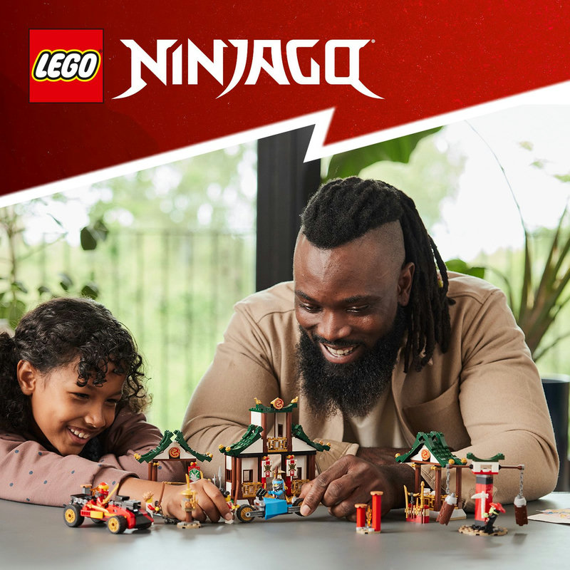 NINJAGO® dojo rotaļu komplekts un klucīšu kārba