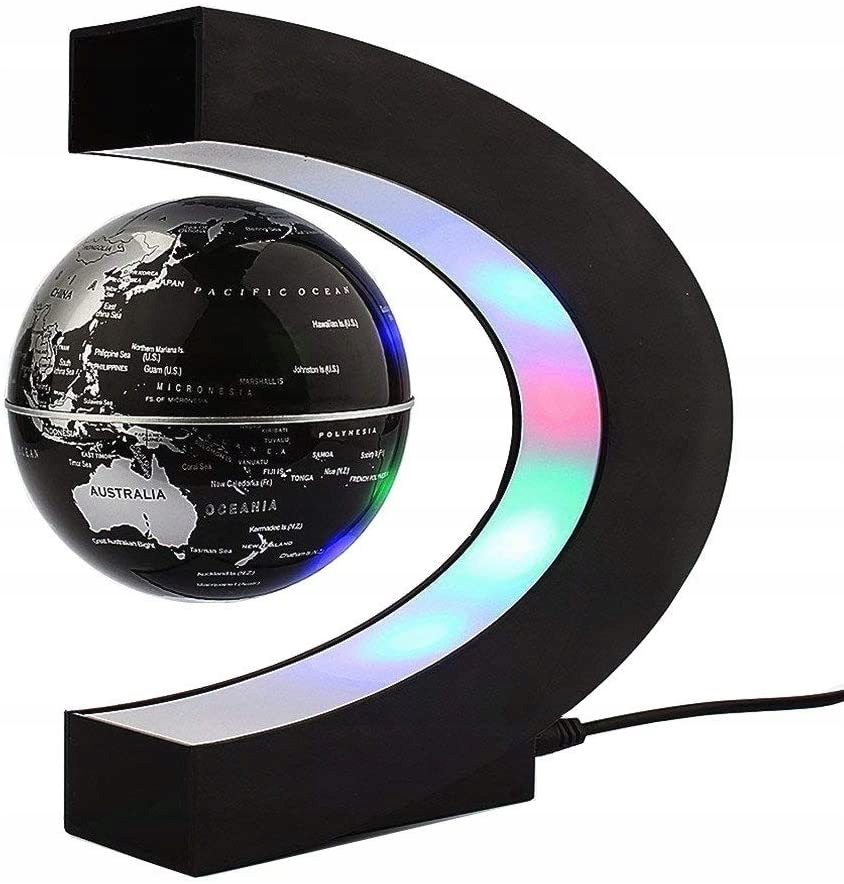 LEVITATING GLOBE INTERACTIVE MAGNETIC LED Ražotāja kods interaktīvā magnētiskā lampa dāvana