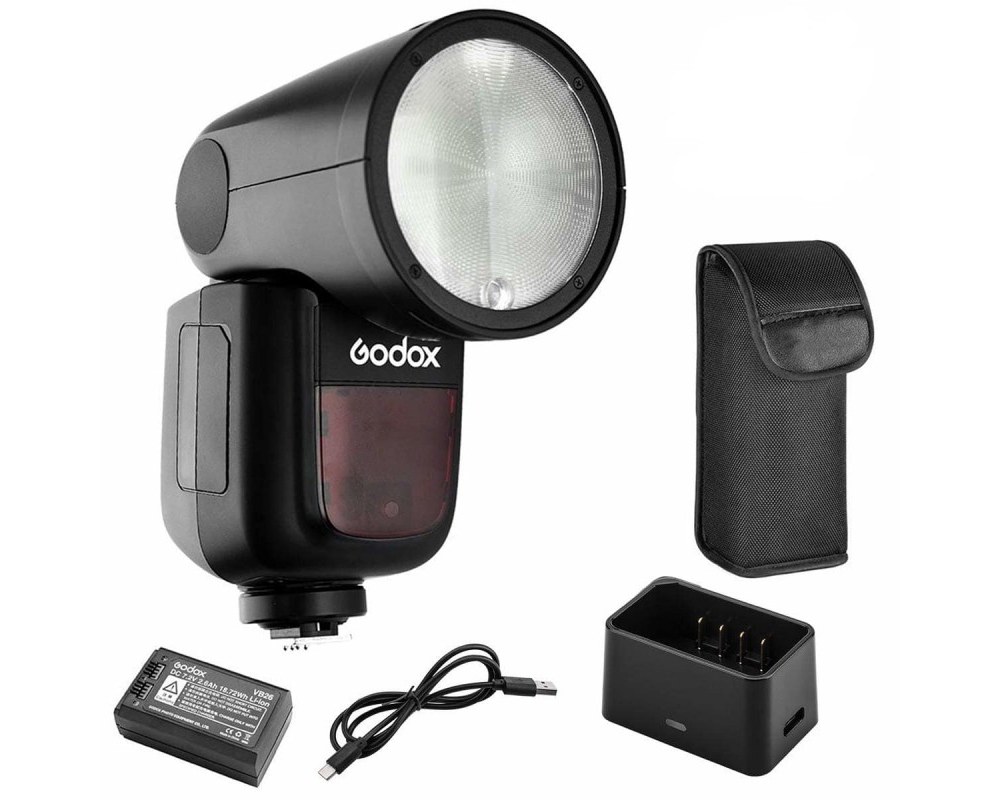 Godox V1 round head flash Fuji X