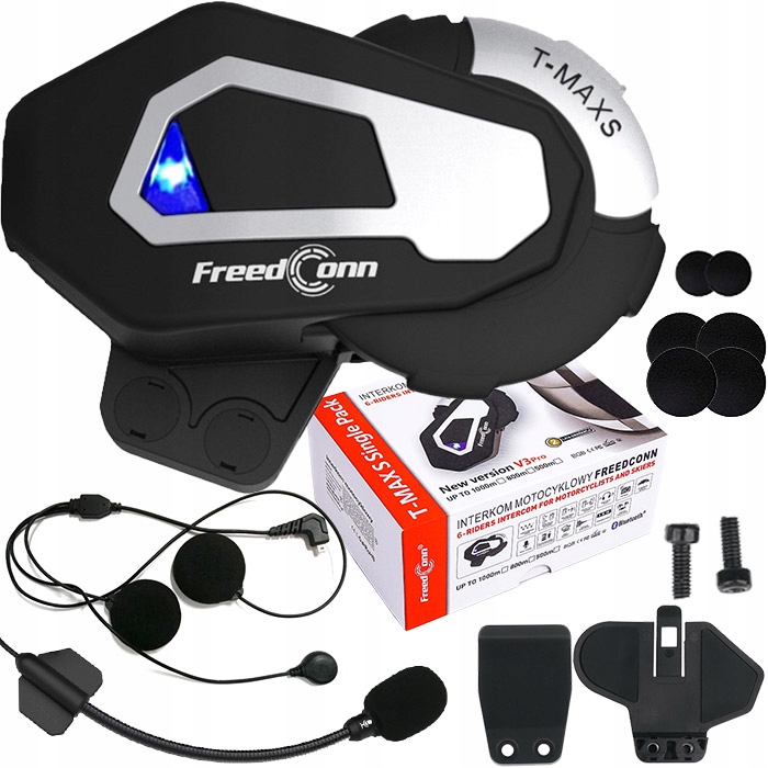 FREEDCONN T-MAX S V3 PRO BLUETOOTH INTERCOM 6 CILVĒKI