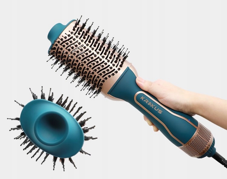 BRUSH DRYER CURLLER STRAIGHTENER 4in1 PREMIUM Temperatūras kontrole jā