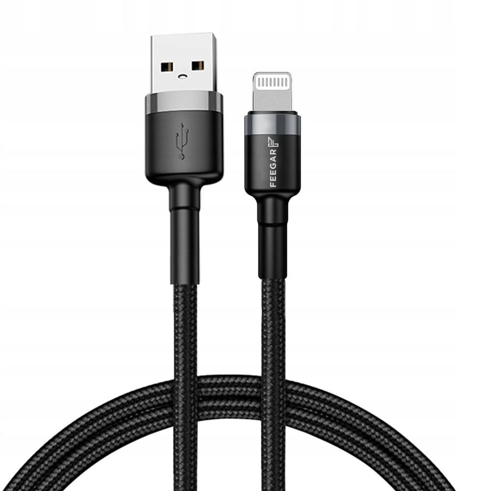 Feegar USB Lightning Cable iPhone neilona kabelim, ražotāja kods 5904610880159