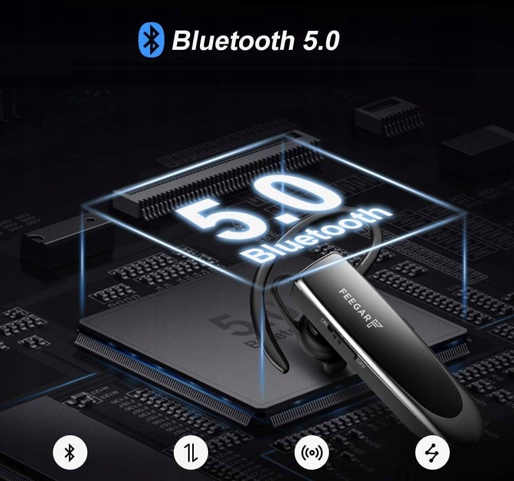 Feegar BF300 Pro Bluetooth austiņas BT 5.0 HD 24h Materiāls plastmasa