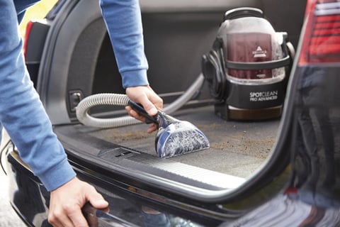 SpotClean Pro Advanced car trunk