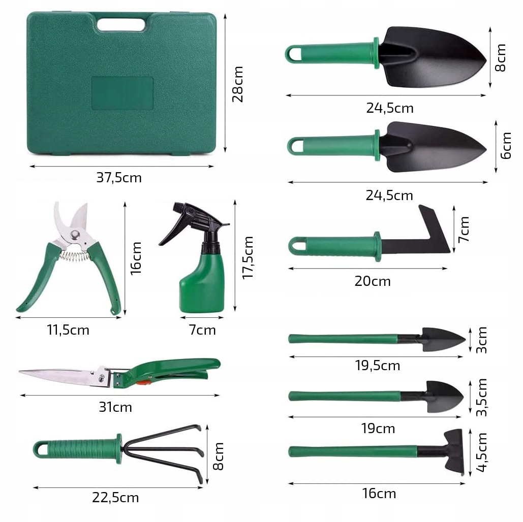 Dārznieka komplekts DĀRZA INSTRUMENTI 10 gab.  Marks Zolta