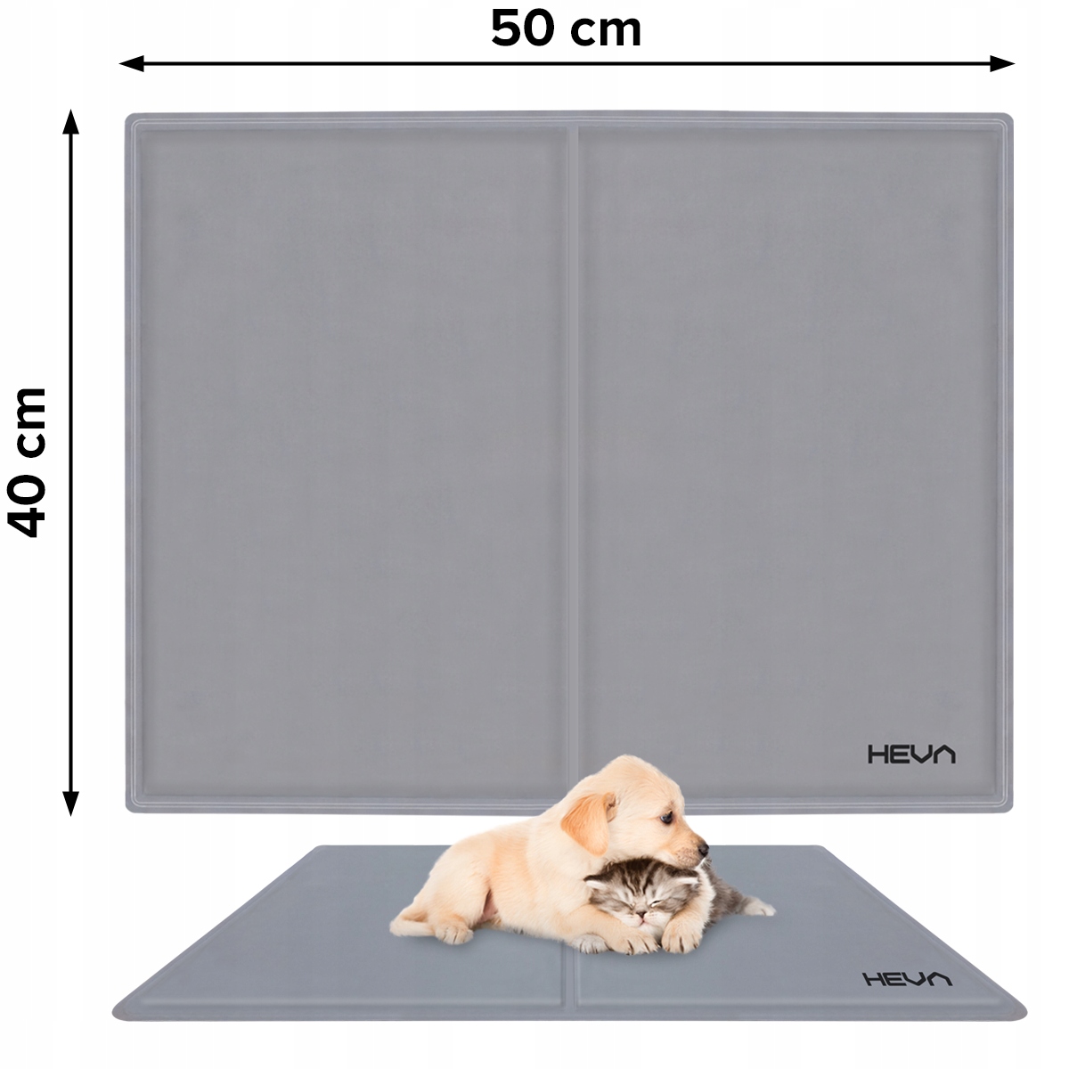 Dzesēšanas paklājiņš suņiem un kaķiem gēla gulta 50x40 Ražotāja kods HEVA dzesēšanas paklājiņš mājdzīvniekiem 50x40cm
