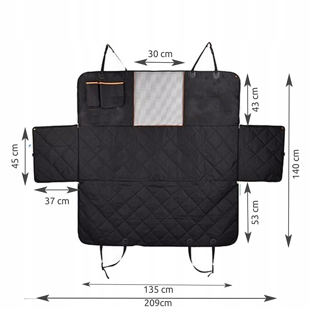 Cover Dog Paklājiņš automašīnai ar kabatām Ražotāja kods MP5403