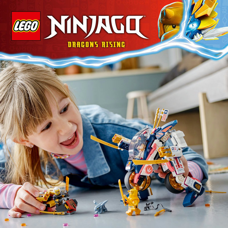 NINJAGO® robota un motocikla būvējamais komplekts