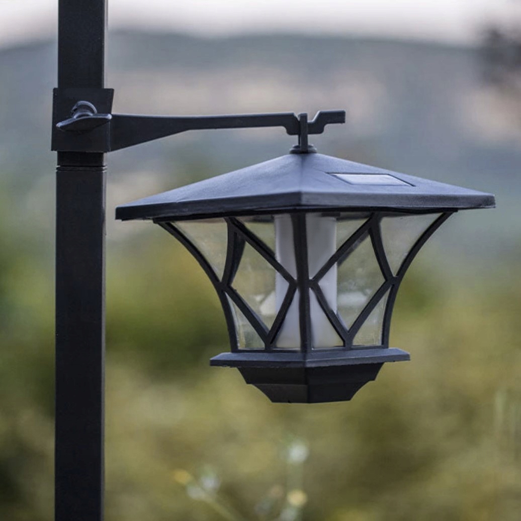 Saules lampa Dārza laterna LED augsts rokturis Papildu funkcijas ieslēgšanas/izslēgšanas slēdzis ūdensizturīgs