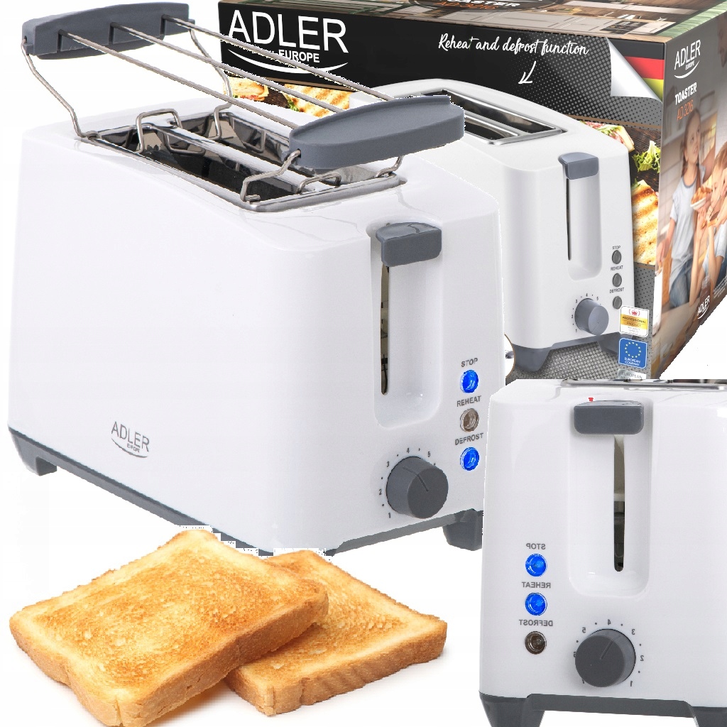 Sviestmaižu TOASTIS 6 LĪMEŅI 900W 2 ŠĶĒLES