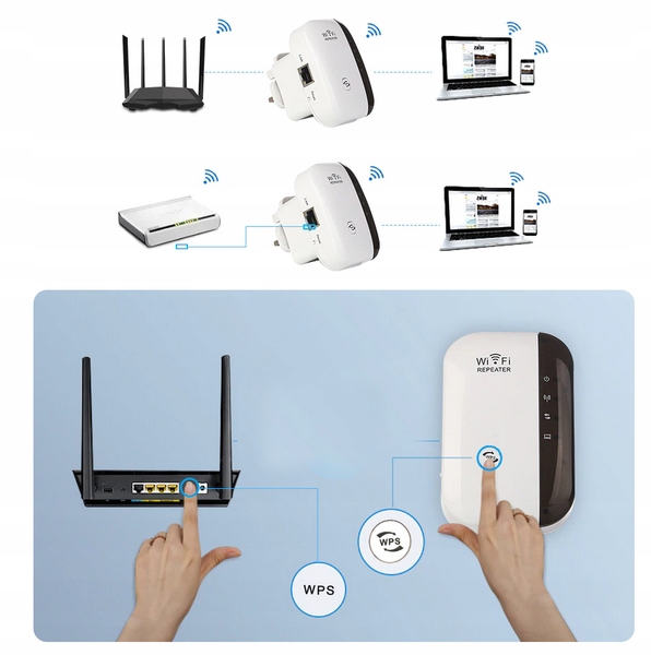 JAUDĪGS REPEĀTERS WiFi SIGNĀLA PASTIPRINĀTĀJS 300Mbp Cits ražotājs